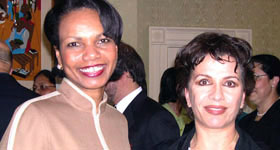 Condalisa Rice and Suraya Sadeed
